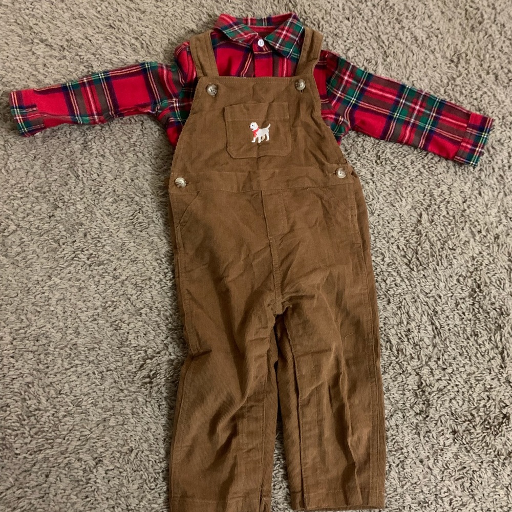 Toddler boy Christmas outfit